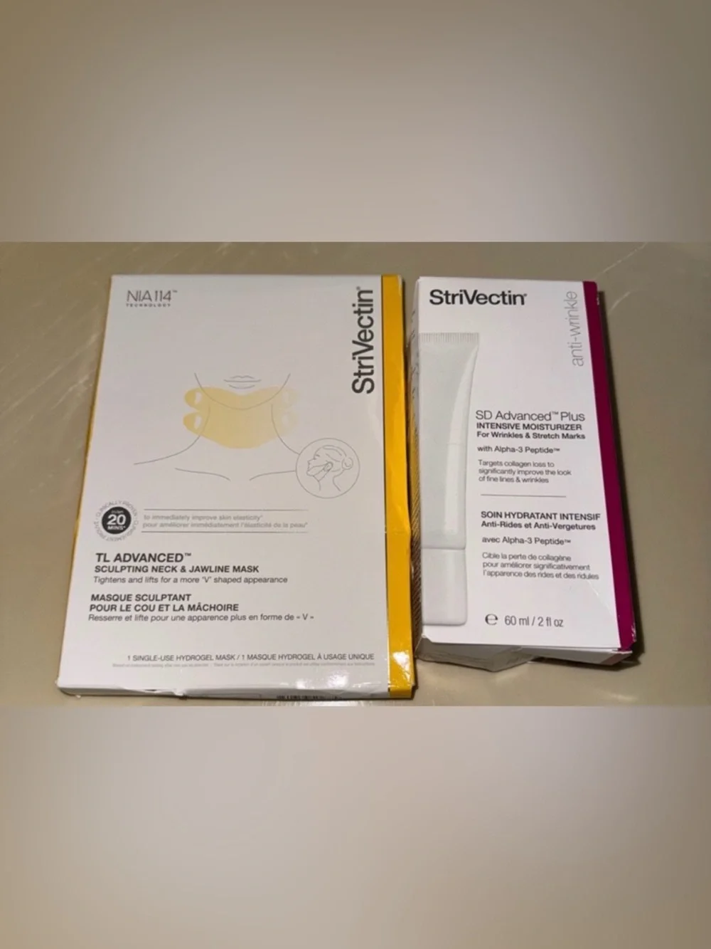 StriVectin Sculpting Mask, Vitamin C Serum & SD Advanced Plus Moisturizer Bundle